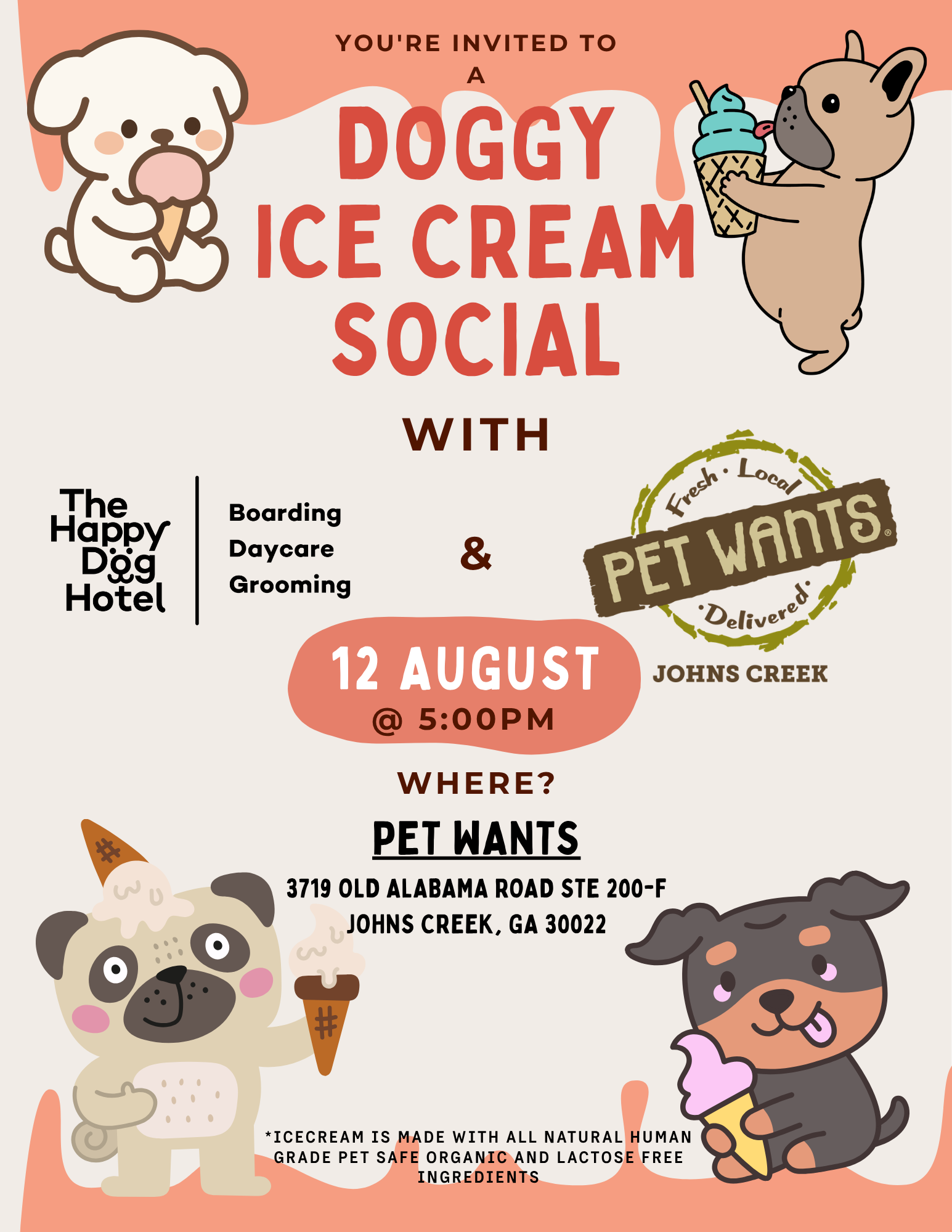DOGGY ICE CREAM SOCIAL